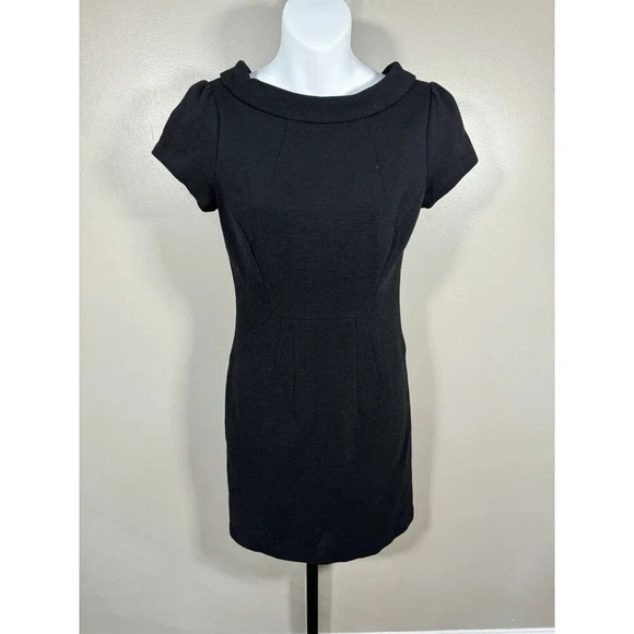 Boden Dresses & Skirts - Boden dress womens size 4P black short sleeve casual  Business cotton Blend